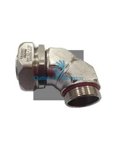 Cosmec 6023-12 90° curved metal fitting for flexible hose16
